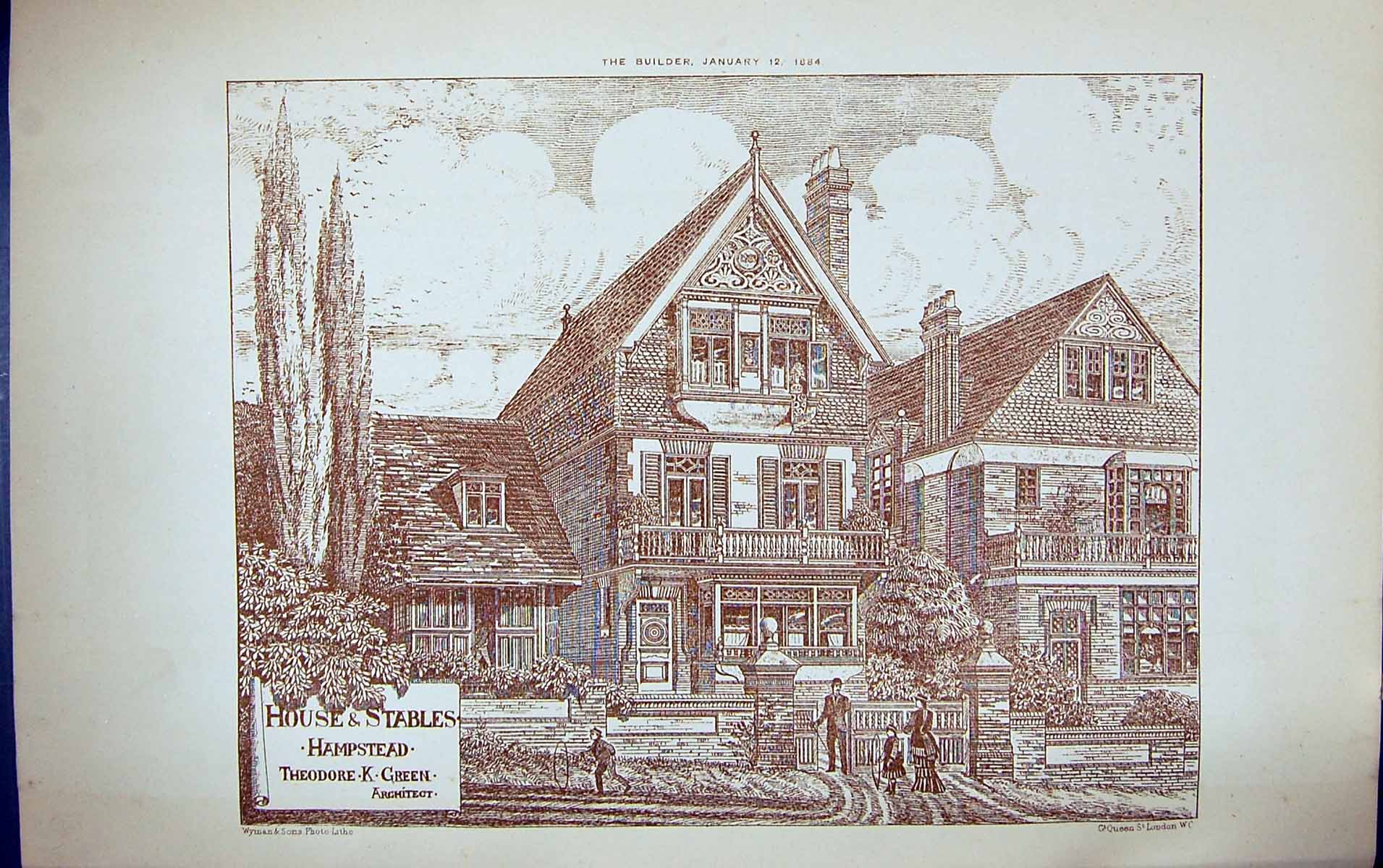 Old House Stables Hampstead Theodore Green Building 1884 Architecture Victorian