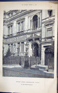 Old Modern Street Berlin Germany Building 1884 Architecture Regenten- Victorian