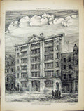 Old Builder 1884 Architecture Warehouse Broad Street Bloomsbury Josep 19th