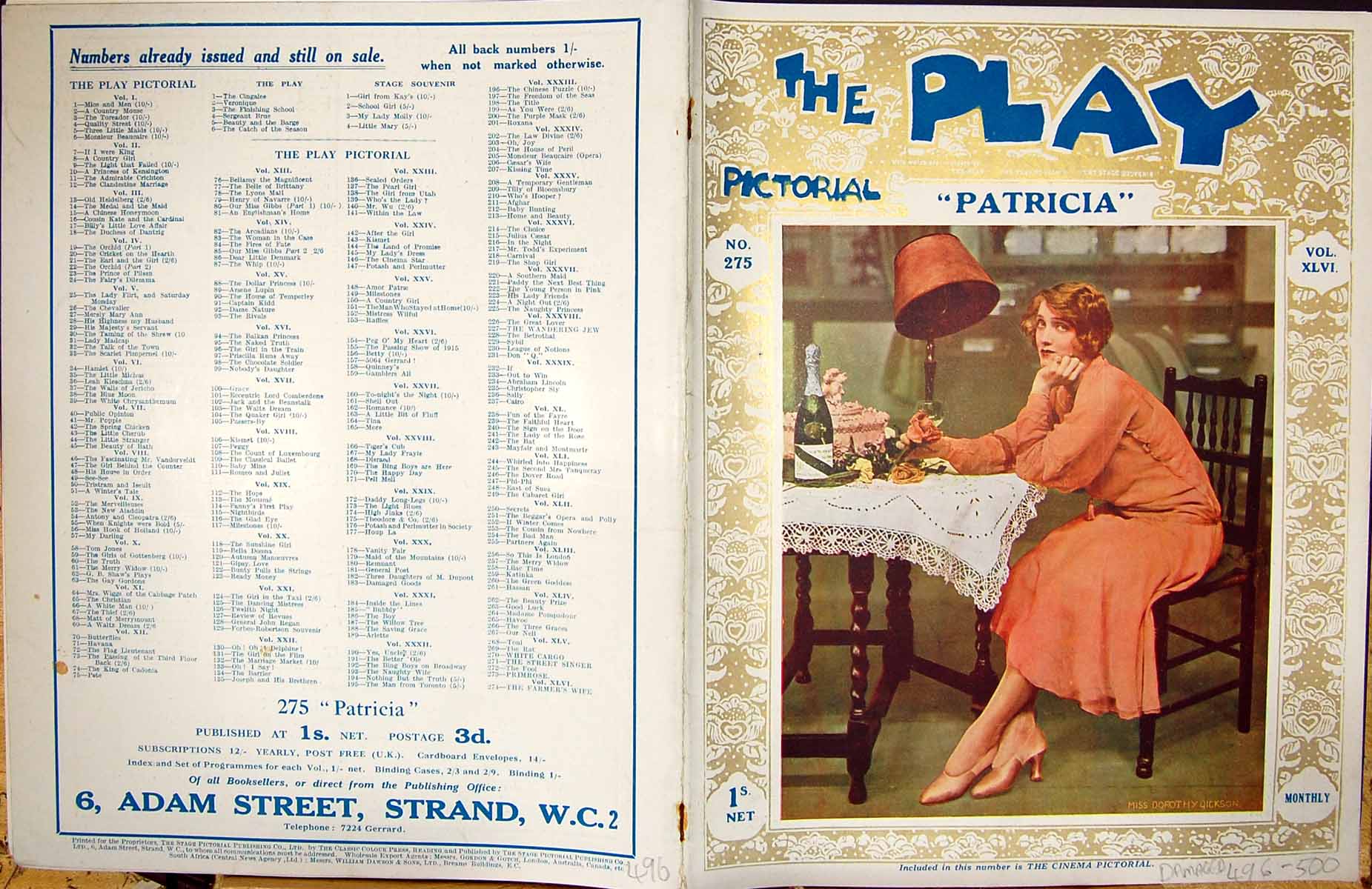 Old Damaged Play Pictorial Theatre Patricia Dickson Manning Robins Ch