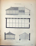 Old Birds Fulton Wright C1880 Pigeon Carrier Loft Elevation Section P Victorian
