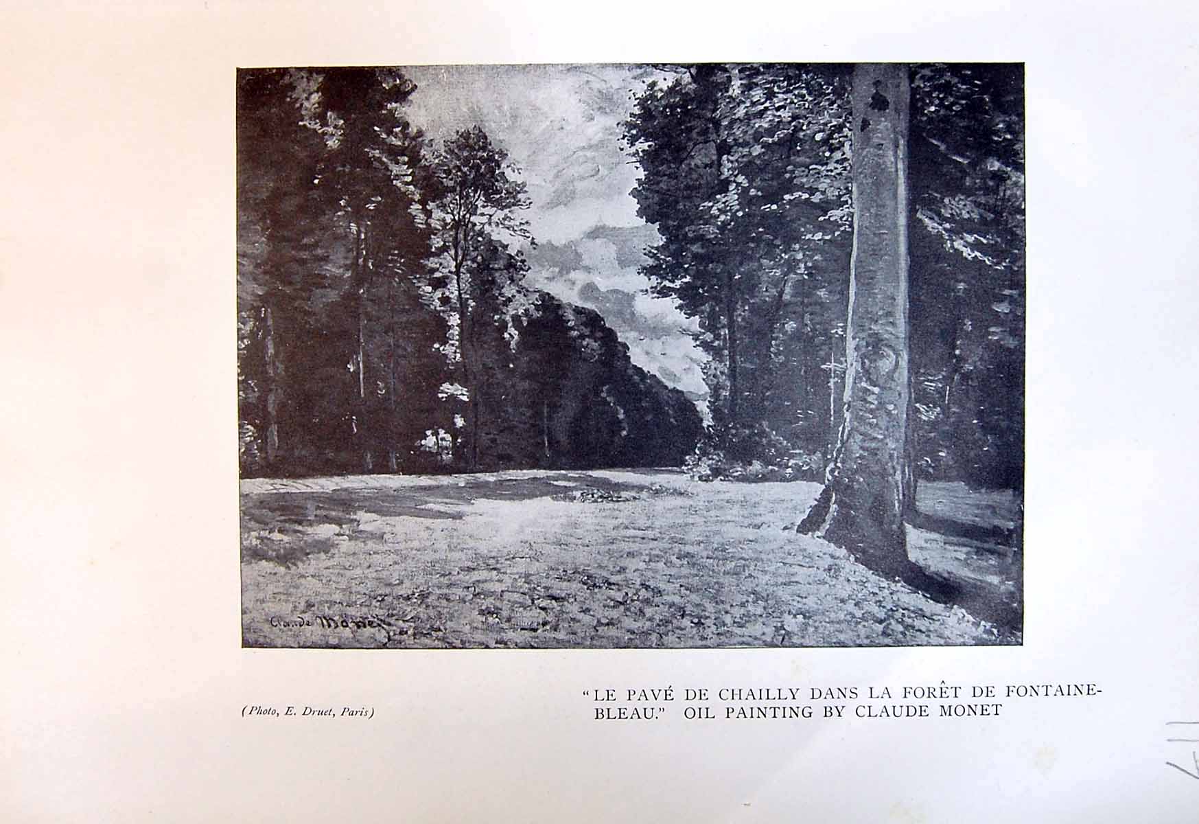 Old Pave Chailly Foret Fontaine-Bleau Monet 1913 Chemin Montant Borda 20th