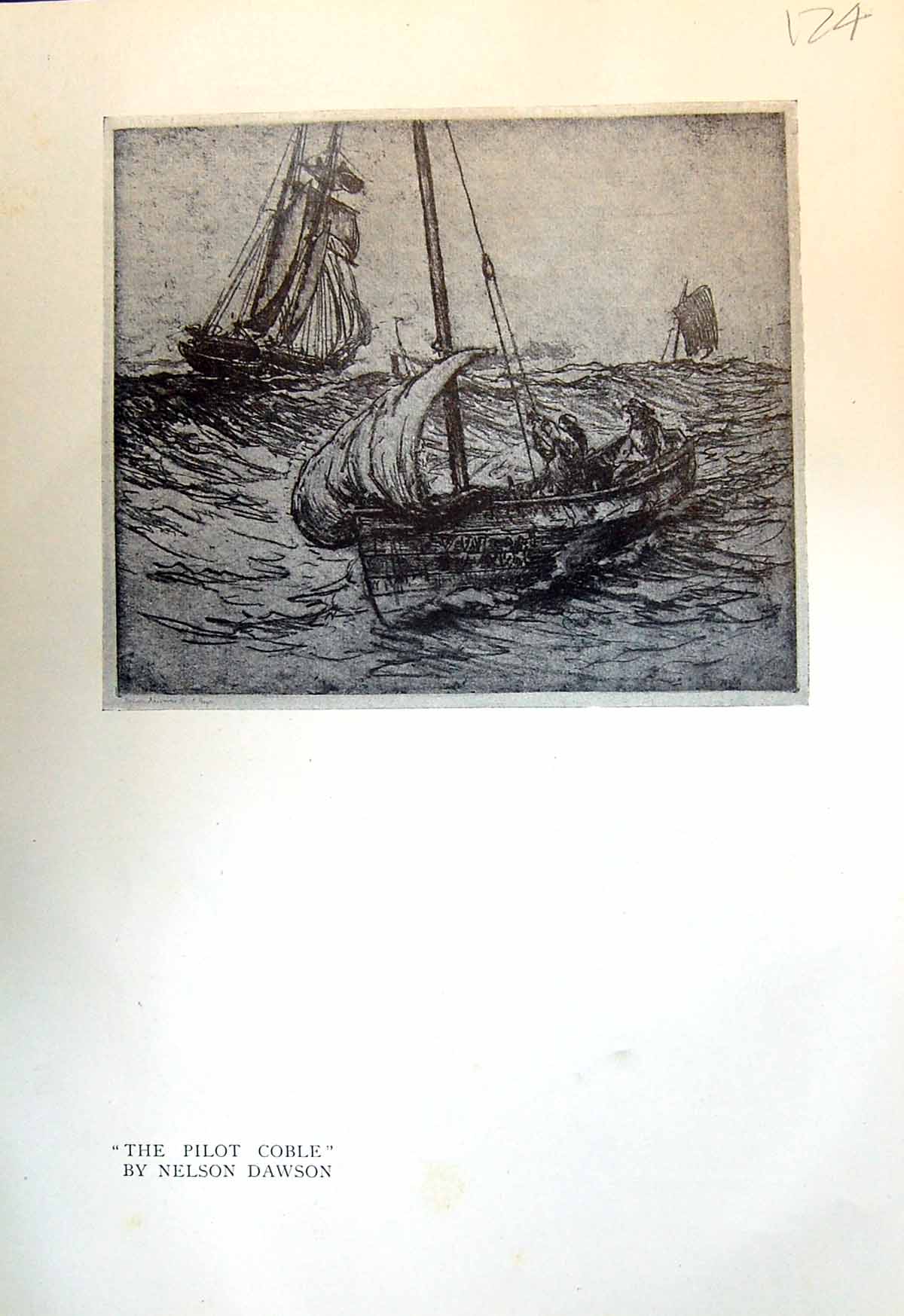 Old Pilot Coble Fishing Boats Nelson Dawson Crumbling Cliffs Dunwich