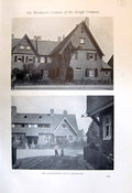 Old Antique Print Margaretenh Colony Rheinhausen Sannox Road Taylor 1913 20th
