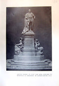 Old Print Model Clay King Edward Memorial Aberdeen Drury 1913 Peace Group 20th