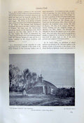 Antique Old Print October Morning Scene William Wells Bright Skies Sea 1913