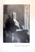 Old Antique Print Portrait King Oscar Sweden Zorn Pressor Palm Rosen 1913 20th