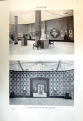 Antique Print French Section Ghent Exhibition 1913 Village Men Oszkar Glatz