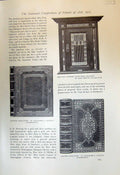 Old Medicine Cupboard Shepley Book-Cover Vaughan 1913 Satin Screen Su 20th