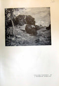 Antique Print 1913 Hillside Pastures Whitelaw Hamilton Kirkudbright Houses 20th