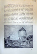 Antique Print 1913 White Tower Whitelaw Hamilton St. Abb'S Head Beach Boats
