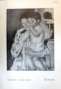 Old Mother Child Maternite Cassatt 1913 Bust Donna Maraini Model Monu 20th