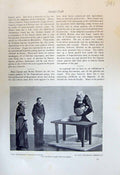 Antique Old Print 1913 Christening Wood Sculpture Doderhult Children Nordin