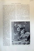 Antique Print Flowers Still-Life Philip Connard 1913 Fleurs Felix Vallotton