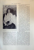 Original Old Antique Print Une Vieille Philip Maliavine Paysanne Russe 1913