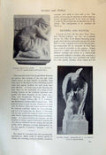 Old Plaster Design Corbel Buttner Eagle Parfitt Pottery Spurge Wing A