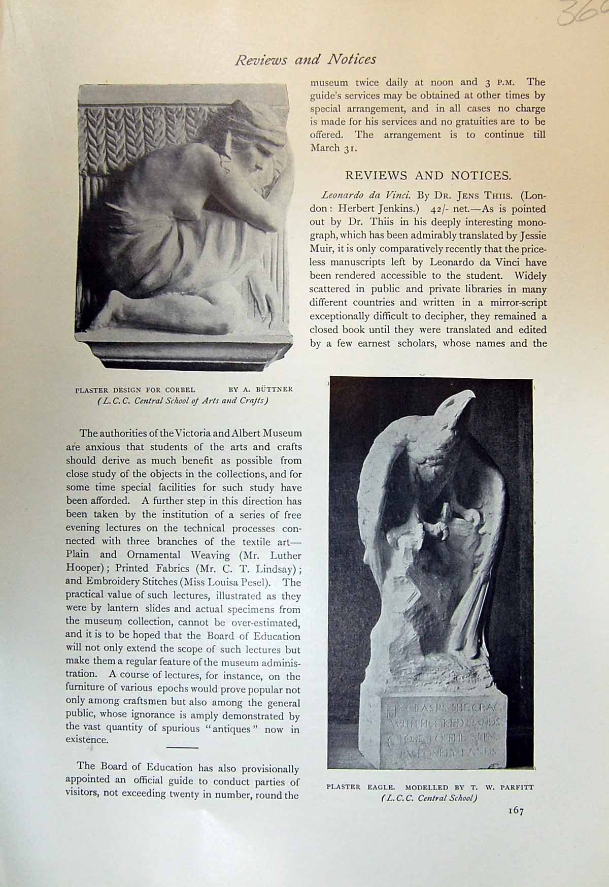 Old Plaster Design Corbel Buttner Eagle Parfitt Pottery Spurge Wing A