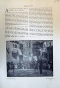 Old Antique Print Mountebanks Beppe Ciardi Little Mothers Children 1913 20th