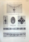 Old English Jewellery Necklet Bracelet Opals Silver Pendant Stewart C