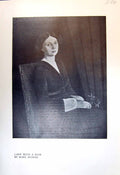 Original Old Antique Print Portrait Lady Rose Karl Haider Moor Landscape 1913