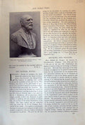 Old Antique Print 1913 Lord Strathcona Mount Royal Bust Frederick Lessore 20th