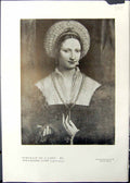 Old Studio 1911 Portrait Lady Bernardino Luini George Cowper Gore Zfa 20th