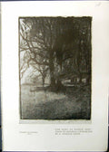 Old Elms Trees Easton Grey Pryse Back-Door Lithograph Ernest Jackson