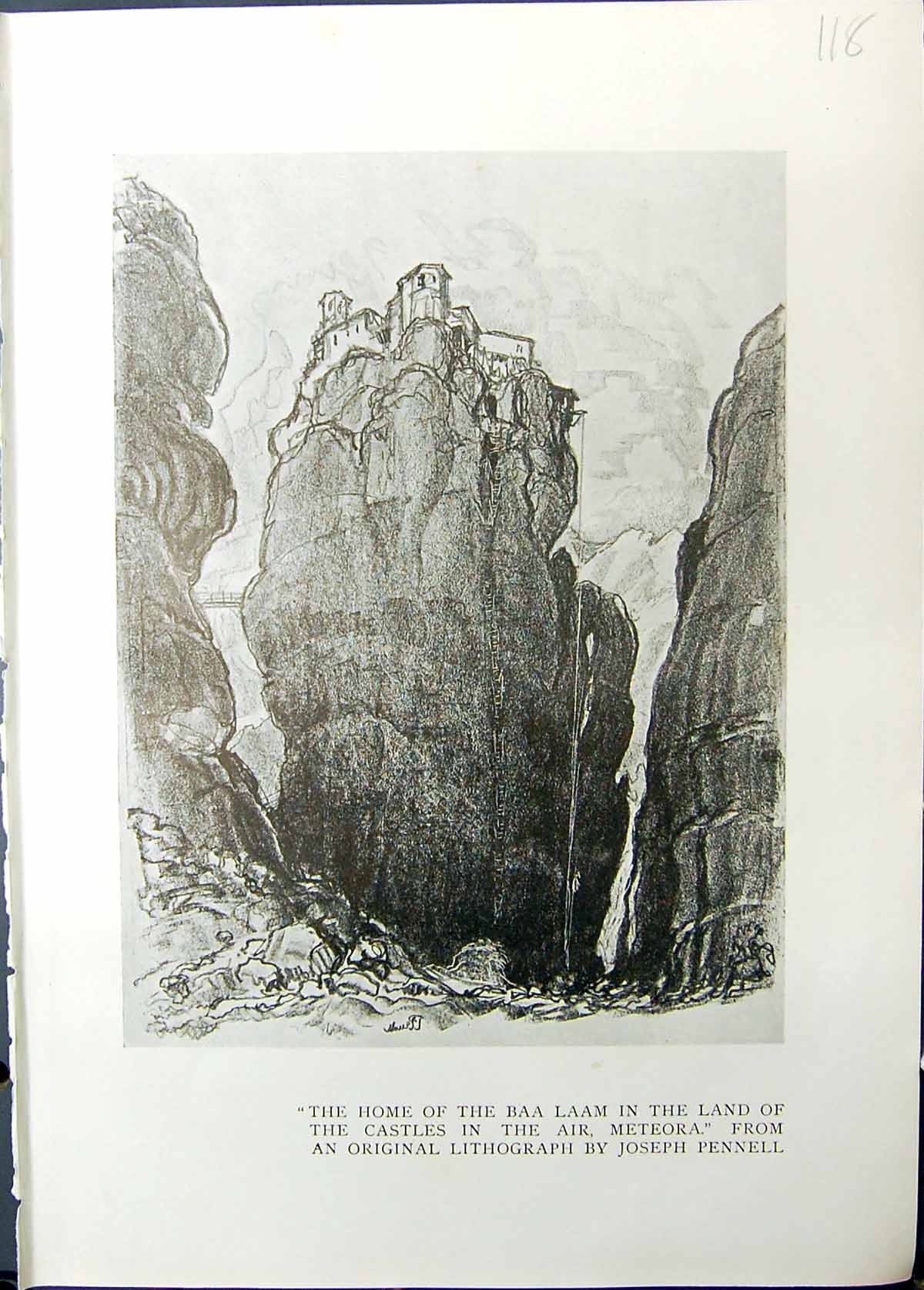 Old 1911 Home Baa Laam Land Castles Air Meteora Pennell Art Connoisse 20th