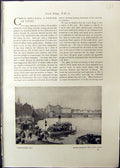 Old Studio 1911 Westminster Pier Cecil King Market Place Bruges Water 20th