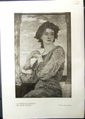 Old Studio 1911 Venetian Woman Hans Unger Reverie Naked Lady Schulte 20th