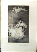 Old Print Confidance Ladies Decorative Panel Aman Jean Woman Studio 1911 20th