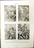 Old Print 1911 Glyndwr Siers Assaulting Fortress Hyddgant Romeo Juliet V 20th
