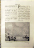 Old Studio 1911 Scene Peche Marcette Megh Raag Indian God-Tune Water 20th