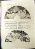 Old Studio 1911 Decorative Panels Fans Sheringham Hentha Boat Process 20th