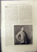 Old 1911 Gefrey Blackwell Glyn Philpot Home Farm Knaresborough Steer 20th