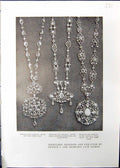 Old Jewellery Arthur Georgina Cave Gaskin Pendant Silver Pearl Opals