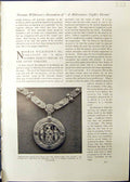 Old Presidential Badge Chain Birmingham Law Society Gaskin Oberon Dem