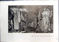 Old Studio 1911 Tempera Panel Frank Brangwyn People Chair Table Carpe 20th