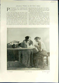 Old Alcove American House Gay Studio 1911 Le Crochet Ladies Myron Bar 20th