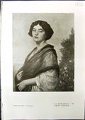 Old Beautiful Woman La Ramagnola Franz Lippisch Studio 1911 Cow Stabl 20th