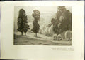 Old Lago Maggiore Lake Hills Studio 1911 Elms Willows Trees Tempera C 20th