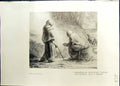 Old Bergeres Chauffant Chalk Pastel Millet Contaonnier Poor Man Druet