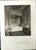 Old Print Bedchamber Frederick Chateau Rosenborg Knights Hall Studio 1911 20th