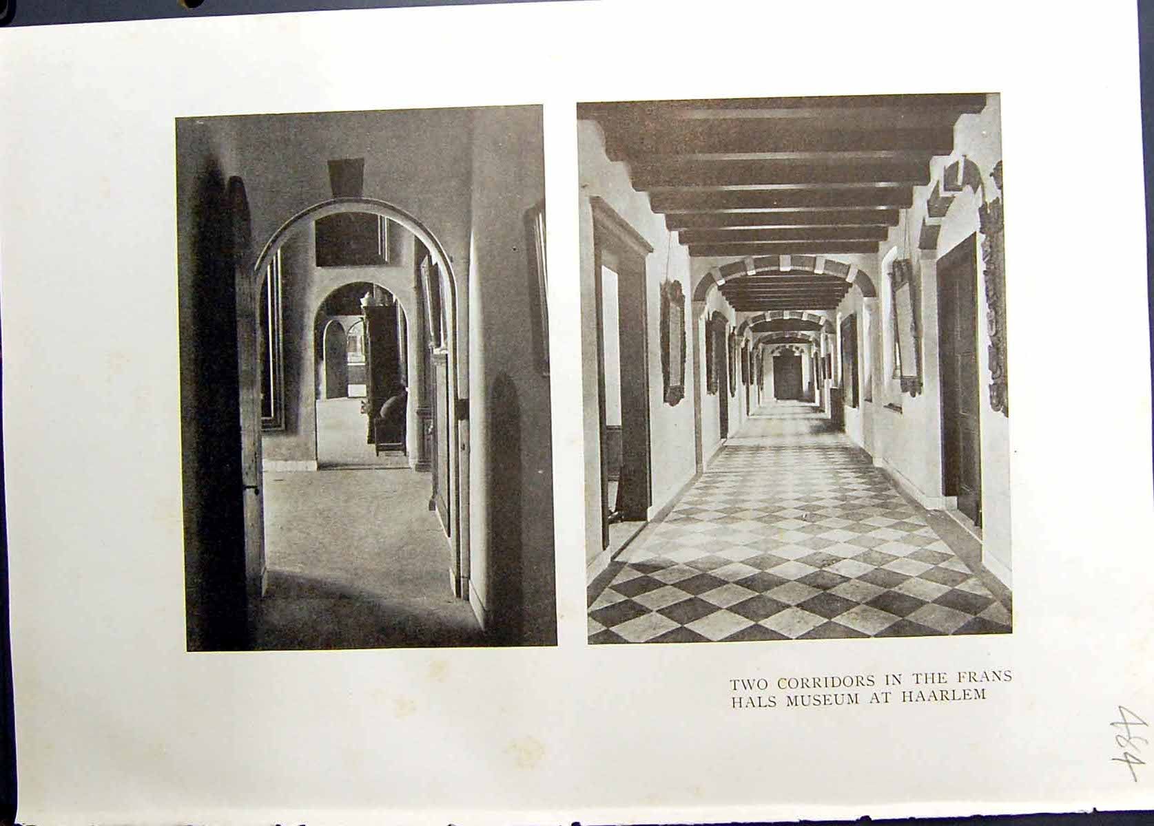 Old Studio 1911 Corridors Frans Hals Musuem Almshouse Haarlem St. Bri 20th