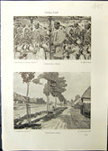 Old Studio 1911 Procession Corpus Christi Uprka Moravian Village Kalv 20th