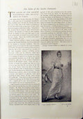 Antique Old Print Raphael Duflos Malherbe 1912 Marble Head Ondine Bourgouin