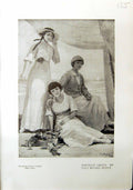 Old Group Ladies Paul Michel Dupuy 1912 Sculpture Girl Mirror Henning 20th