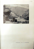 Original Old Antique Print Dovedale Mountains Lawrenson 1912 20th Century