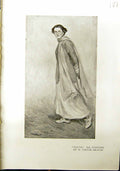 Antique Print Lady Youth Viktor Krausz Autumn Sun Tempera Hugo Darnaut 1912