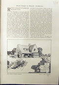 Old Small House Shipham Somerset Trew Architecture 1912 Plan Piper'S 20th